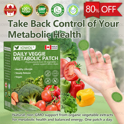 50%🥦𝐎𝐟𝐟𝐢𝐜𝐢𝐚𝐥 𝐒𝐭𝐨𝐫𝐞 | 𝐈𝐎𝐖𝐎𝐋® 𝐃𝐚𝐢𝐥𝐲 𝐕𝐞𝐠𝐞𝐭𝐚𝐛𝐥𝐞 𝐌𝐞𝐭𝐚𝐛𝐨𝐥𝐢𝐜 𝐏𝐚𝐭𝐜𝐡 𝐮𝐬𝐞𝐬 𝐨𝐫𝐠𝐚𝐧𝐢𝐜 𝐯𝐞𝐠𝐞𝐭𝐚𝐛𝐥𝐞 𝐞𝐱𝐭𝐫𝐚𝐜𝐭𝐬 𝐚𝐧𝐝 𝐩𝐡𝐲𝐭𝐨𝐧𝐮𝐭𝐫𝐢𝐞𝐧𝐭𝐬 𝐟𝐫𝐨𝐦 𝟑𝟗 𝐯𝐞𝐠𝐞𝐭𝐚𝐛𝐥𝐞𝐬 + 𝐠𝐫𝐞𝐞𝐧𝐬 𝐭𝐨 𝐬𝐮𝐩𝐩𝐨𝐫𝐭 𝐝𝐞𝐭𝐨𝐱, 𝐝𝐢𝐠𝐞𝐬𝐭𝐢𝐨𝐧 & 𝐦𝐞𝐭𝐚𝐛𝐨𝐥𝐢𝐜 𝐫𝐞𝐬𝐞𝐭, 𝐚𝐧𝐝 𝐛𝐨𝐨𝐬𝐭 𝐞𝐧𝐞𝐫𝐠𝐲 𝐟𝐨𝐫 𝐚𝐥𝐥-𝐝𝐚𝐲 𝐰𝐞𝐥𝐥𝐧𝐞𝐬𝐬.