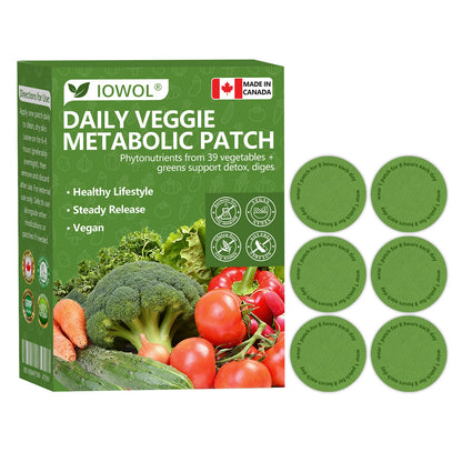 50%🥦𝐎𝐟𝐟𝐢𝐜𝐢𝐚𝐥 𝐒𝐭𝐨𝐫𝐞 | 𝐈𝐎𝐖𝐎𝐋® 𝐃𝐚𝐢𝐥𝐲 𝐕𝐞𝐠𝐞𝐭𝐚𝐛𝐥𝐞 𝐌𝐞𝐭𝐚𝐛𝐨𝐥𝐢𝐜 𝐏𝐚𝐭𝐜𝐡 𝐮𝐬𝐞𝐬 𝐨𝐫𝐠𝐚𝐧𝐢𝐜 𝐯𝐞𝐠𝐞𝐭𝐚𝐛𝐥𝐞 𝐞𝐱𝐭𝐫𝐚𝐜𝐭𝐬 𝐚𝐧𝐝 𝐩𝐡𝐲𝐭𝐨𝐧𝐮𝐭𝐫𝐢𝐞𝐧𝐭𝐬 𝐟𝐫𝐨𝐦 𝟑𝟗 𝐯𝐞𝐠𝐞𝐭𝐚𝐛𝐥𝐞𝐬 + 𝐠𝐫𝐞𝐞𝐧𝐬 𝐭𝐨 𝐬𝐮𝐩𝐩𝐨𝐫𝐭 𝐝𝐞𝐭𝐨𝐱, 𝐝𝐢𝐠𝐞𝐬𝐭𝐢𝐨𝐧 & 𝐦𝐞𝐭𝐚𝐛𝐨𝐥𝐢𝐜 𝐫𝐞𝐬𝐞𝐭, 𝐚𝐧𝐝 𝐛𝐨𝐨𝐬𝐭 𝐞𝐧𝐞𝐫𝐠𝐲 𝐟𝐨𝐫 𝐚𝐥𝐥-𝐝𝐚𝐲 𝐰𝐞𝐥𝐥𝐧𝐞𝐬𝐬.