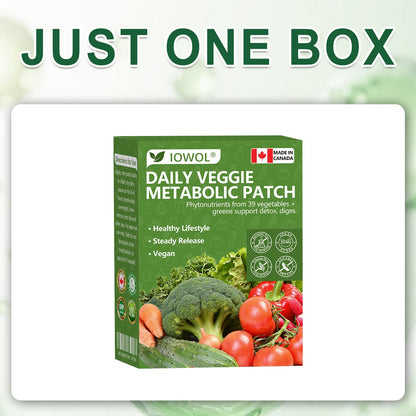 50%🥦𝐎𝐟𝐟𝐢𝐜𝐢𝐚𝐥 𝐒𝐭𝐨𝐫𝐞 | 𝐈𝐎𝐖𝐎𝐋® 𝐃𝐚𝐢𝐥𝐲 𝐕𝐞𝐠𝐞𝐭𝐚𝐛𝐥𝐞 𝐌𝐞𝐭𝐚𝐛𝐨𝐥𝐢𝐜 𝐏𝐚𝐭𝐜𝐡 𝐮𝐬𝐞𝐬 𝐨𝐫𝐠𝐚𝐧𝐢𝐜 𝐯𝐞𝐠𝐞𝐭𝐚𝐛𝐥𝐞 𝐞𝐱𝐭𝐫𝐚𝐜𝐭𝐬 𝐚𝐧𝐝 𝐩𝐡𝐲𝐭𝐨𝐧𝐮𝐭𝐫𝐢𝐞𝐧𝐭𝐬 𝐟𝐫𝐨𝐦 𝟑𝟗 𝐯𝐞𝐠𝐞𝐭𝐚𝐛𝐥𝐞𝐬 + 𝐠𝐫𝐞𝐞𝐧𝐬 𝐭𝐨 𝐬𝐮𝐩𝐩𝐨𝐫𝐭 𝐝𝐞𝐭𝐨𝐱, 𝐝𝐢𝐠𝐞𝐬𝐭𝐢𝐨𝐧 & 𝐦𝐞𝐭𝐚𝐛𝐨𝐥𝐢𝐜 𝐫𝐞𝐬𝐞𝐭, 𝐚𝐧𝐝 𝐛𝐨𝐨𝐬𝐭 𝐞𝐧𝐞𝐫𝐠𝐲 𝐟𝐨𝐫 𝐚𝐥𝐥-𝐝𝐚𝐲 𝐰𝐞𝐥𝐥𝐧𝐞𝐬𝐬.